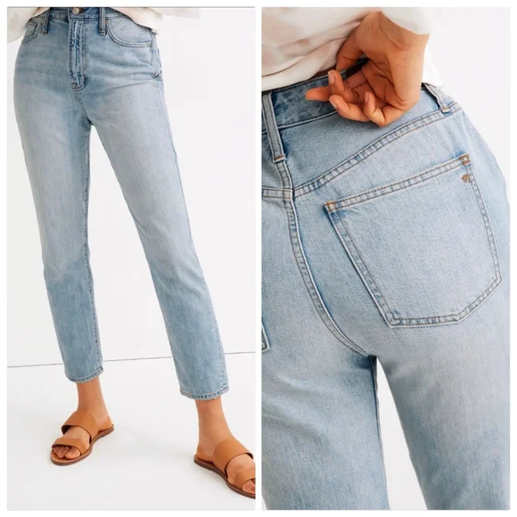 Madewell Jeans Women's 33 Blue The Curvy Perfect Vintage Jean NEW - Picture 2 of 14